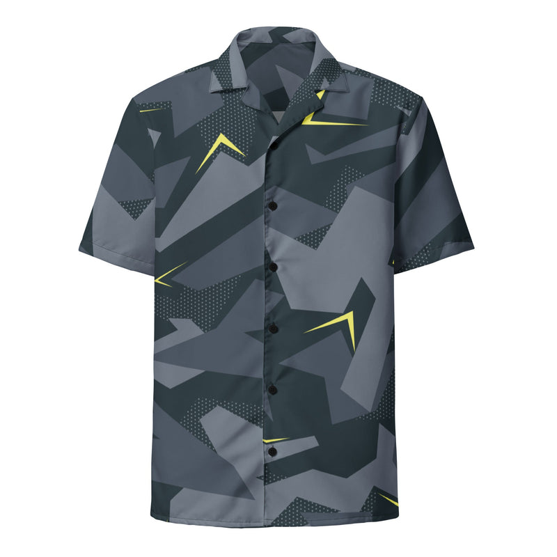 Urban Voltage CAMO Unisex Short-Sleeve Button Shirt - Button-Up
