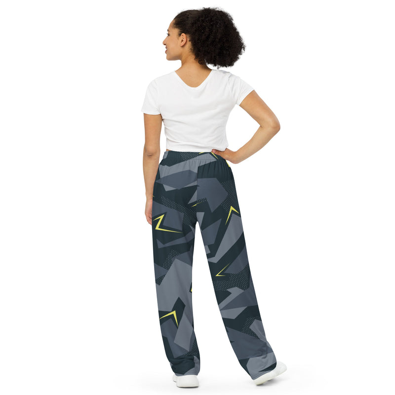 Urban Voltage CAMO Unisex Wide-Leg Leisure Pants
