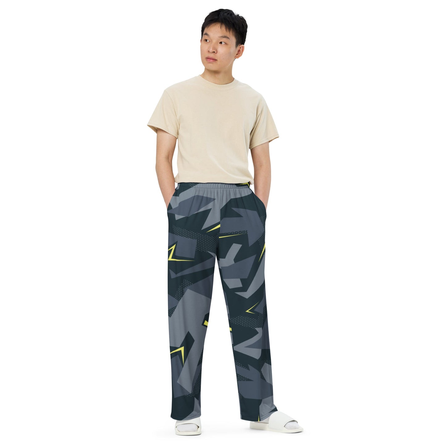 Urban Voltage CAMO unisex wide-leg pants - Wide-leg Pants