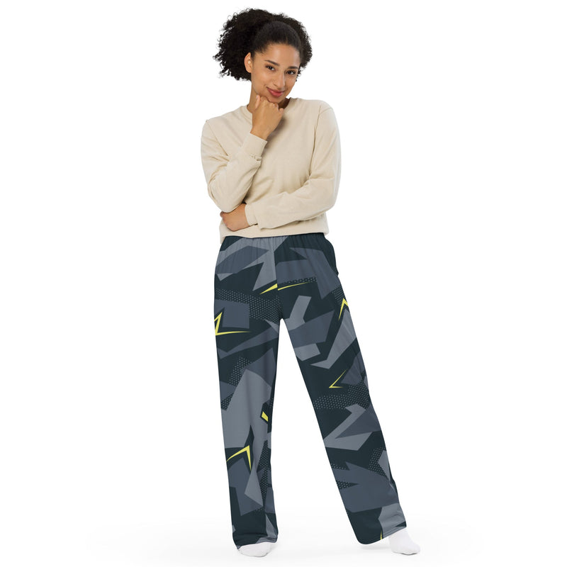 Urban Voltage CAMO Unisex Wide-Leg Leisure Pants