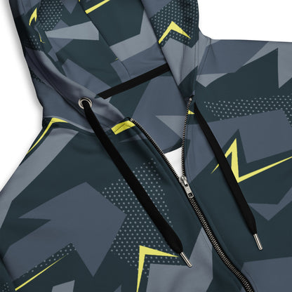 Urban Voltage CAMO Unisex zip hoodie - Zip Hoodies