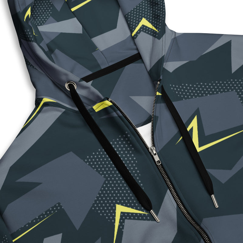 Urban Voltage CAMO Unisex Zip Hoodie