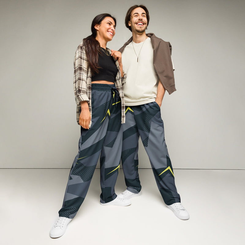 Urban Voltage CAMO Unisex Wide-Leg Joggers - 2XS
