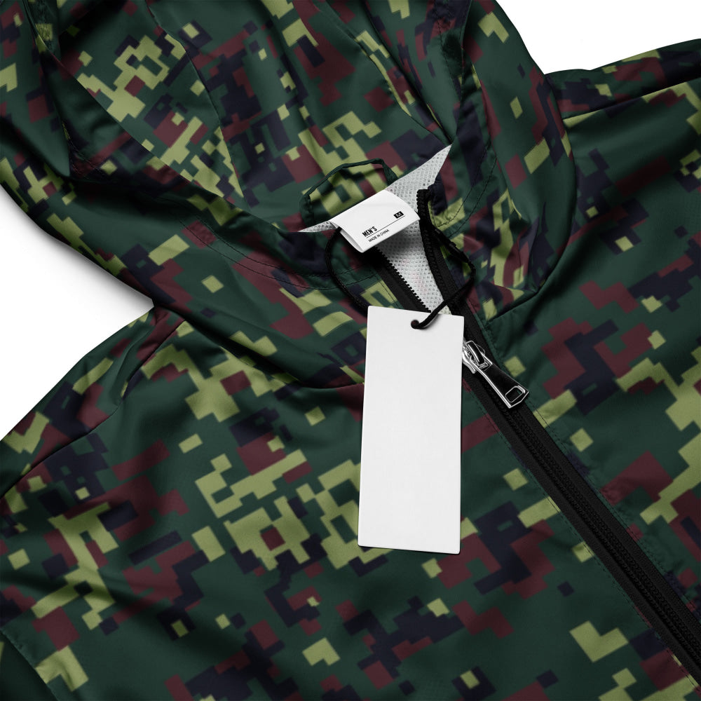 Vietnamese K18 Woodland Digital CAMO Men’s windbreaker - Mens Windbreaker