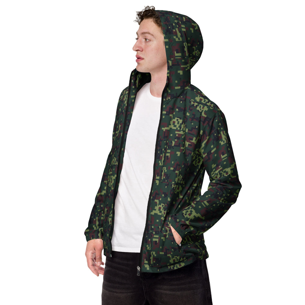 Vietnamese K18 Woodland Digital CAMO Men’s windbreaker - XS - Mens Windbreaker