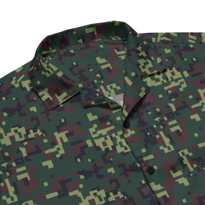 Vietnamese K18 Woodland Digital CAMO Unisex button shirt - Button Shirt