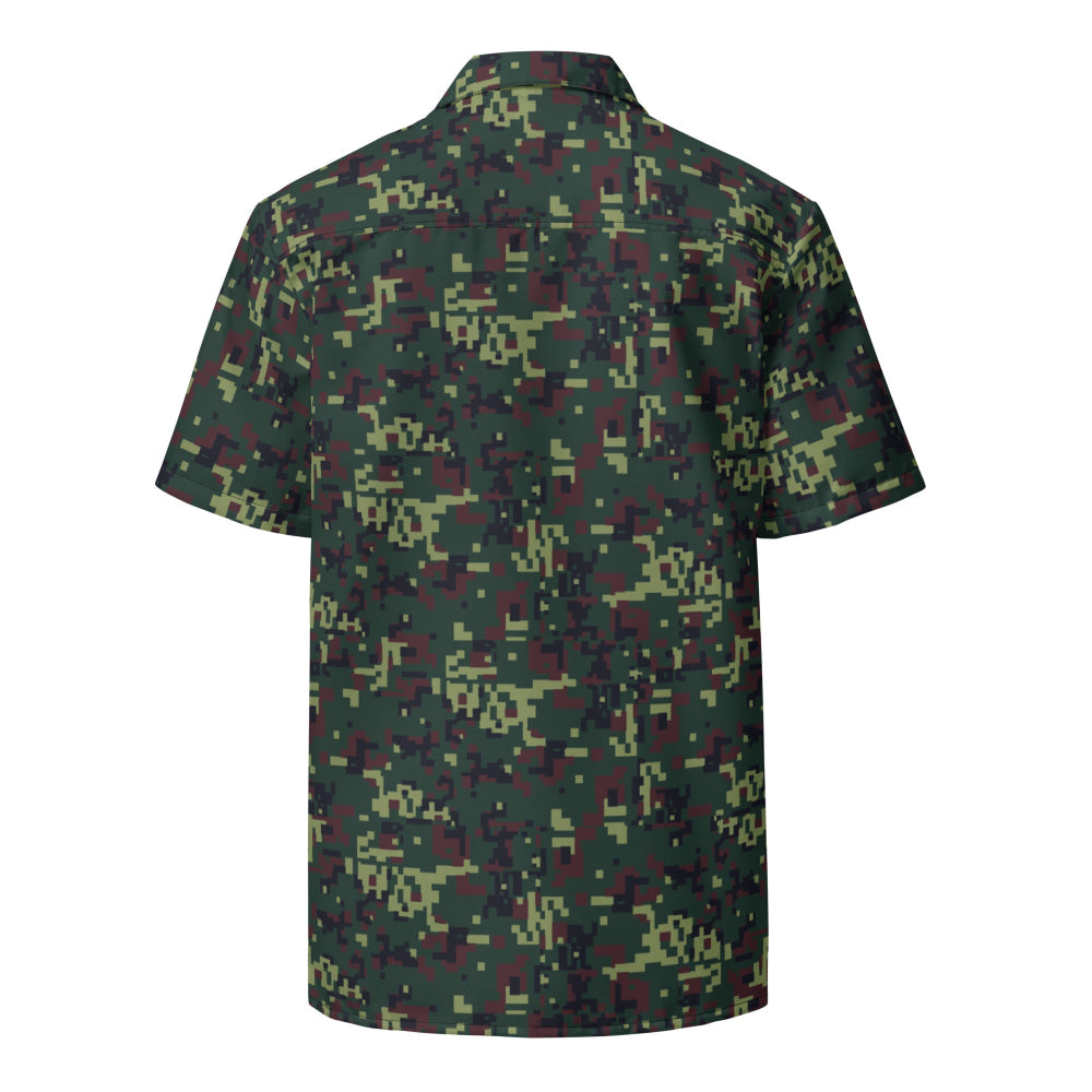 Vietnamese K18 Woodland Digital CAMO Unisex button shirt - Button Shirt