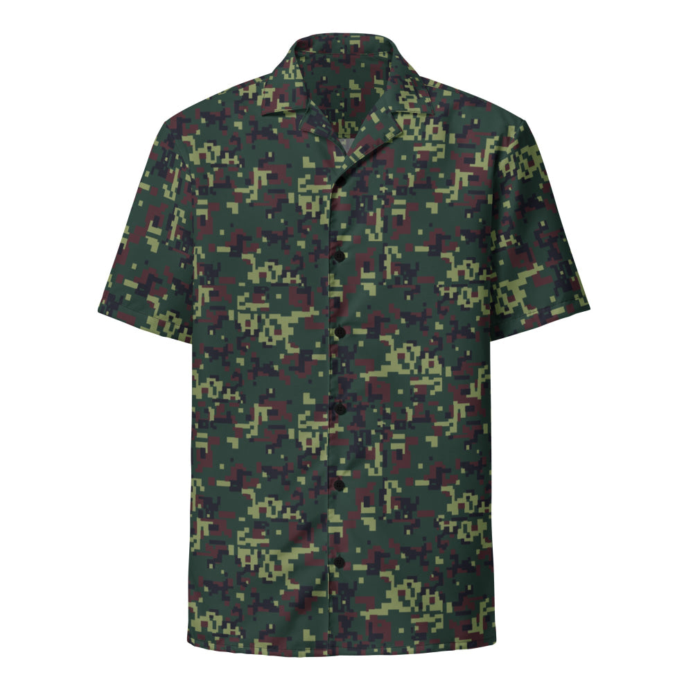 Vietnamese K18 Woodland Digital CAMO Unisex button shirt - Button Shirt