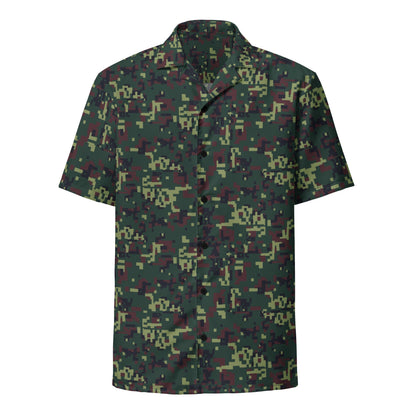 Vietnamese K18 Woodland Digital CAMO Unisex button shirt - Button Shirt