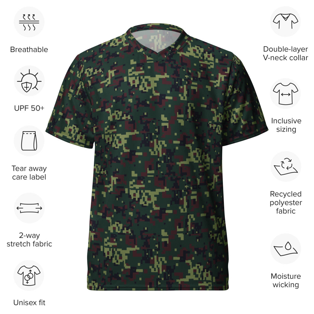 Vietnamese K18 Woodland Digital CAMO unisex sports jersey - Unisex Sports Jersey