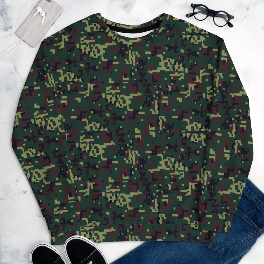 Vietnamese K18 Woodland Digital CAMO Unisex Sweatshirt