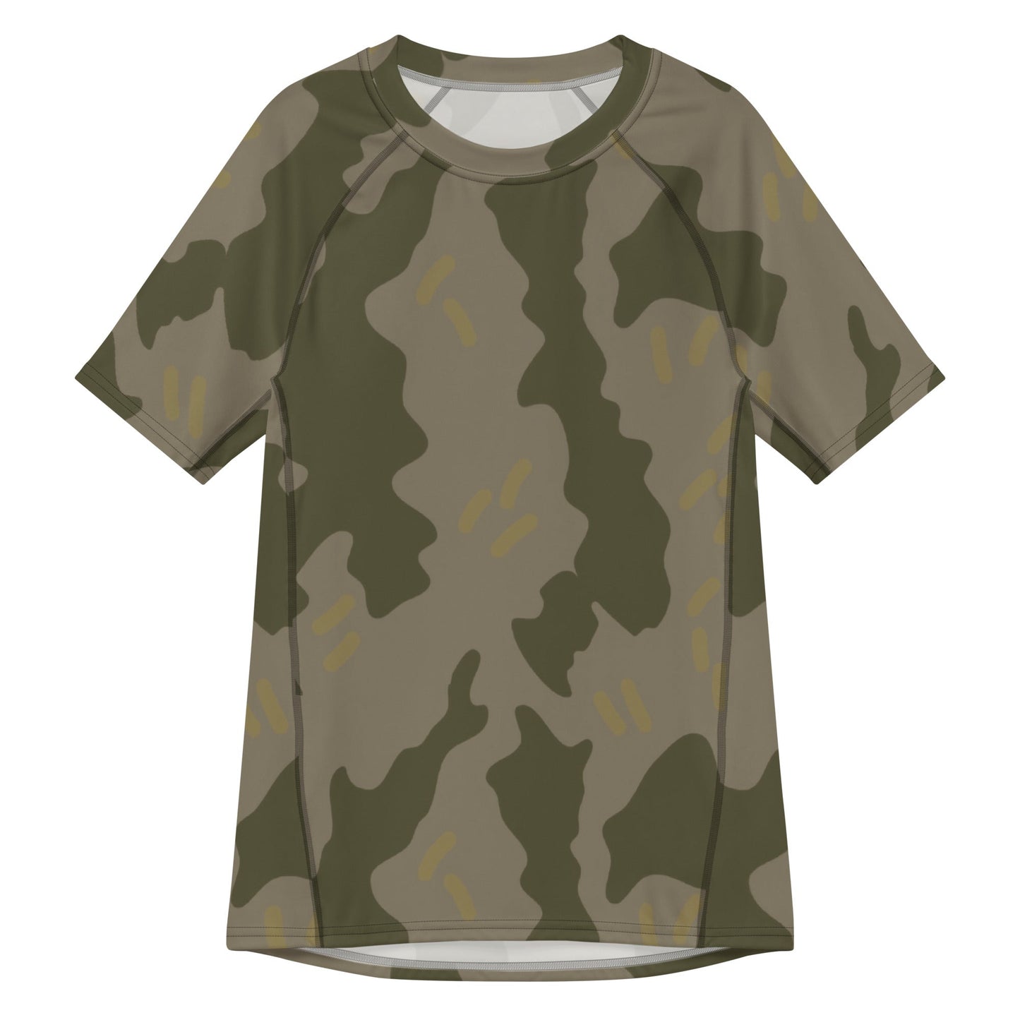 Warhammer 40k Imperial Guard Moebian 6th Regiment CAMO Mens Short-Sleeve Rash - 2XS - Short-sleeve Guards
