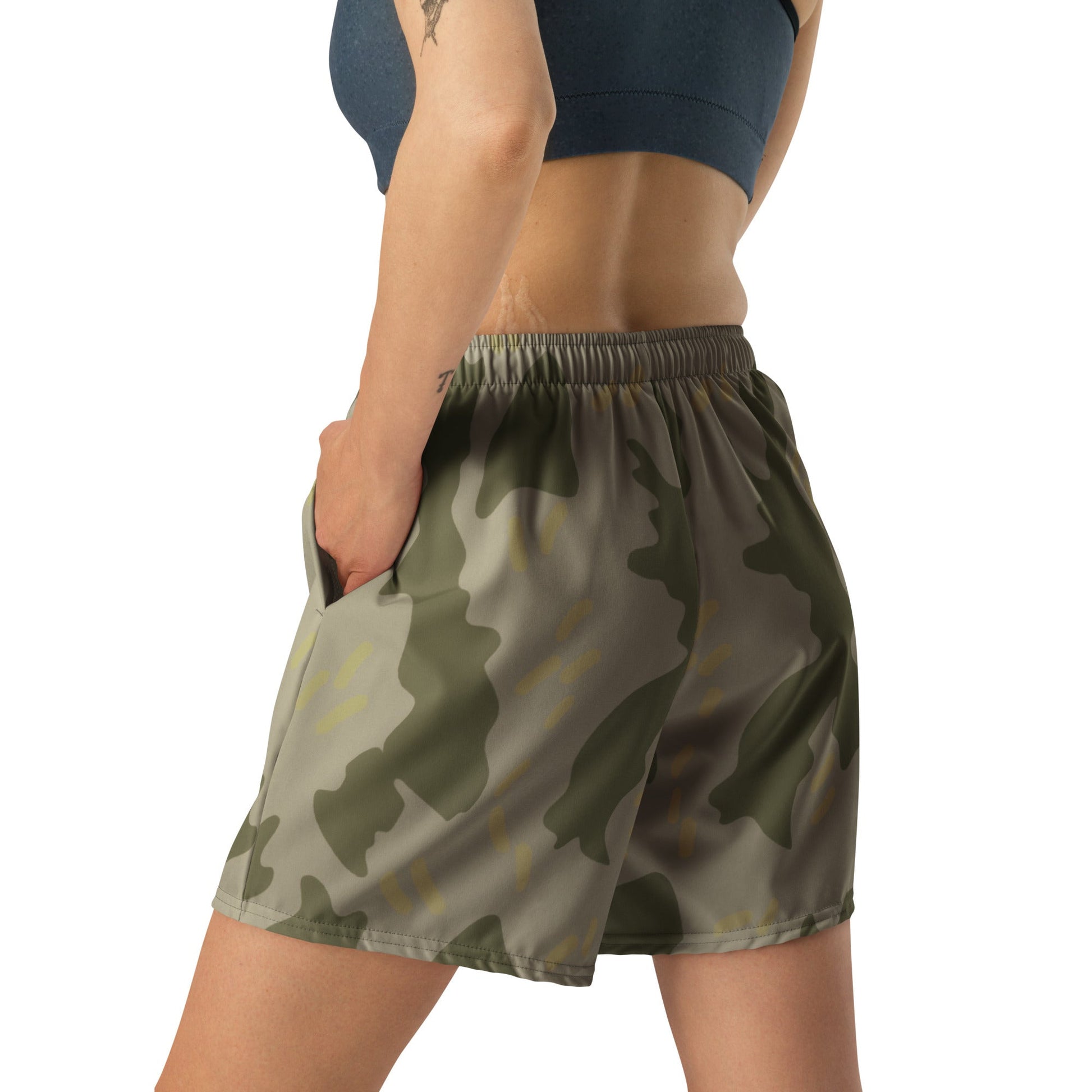 Warhammer 40k Imperial Guard Moebian 6th Regiment CAMO Unisex Athletic Long Shorts