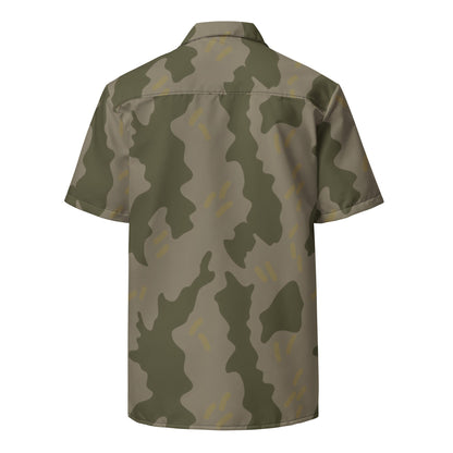 Warhammer 40k Imperial Guard Moebian 6th Regiment CAMO Unisex Short-Sleeve Button Shirt