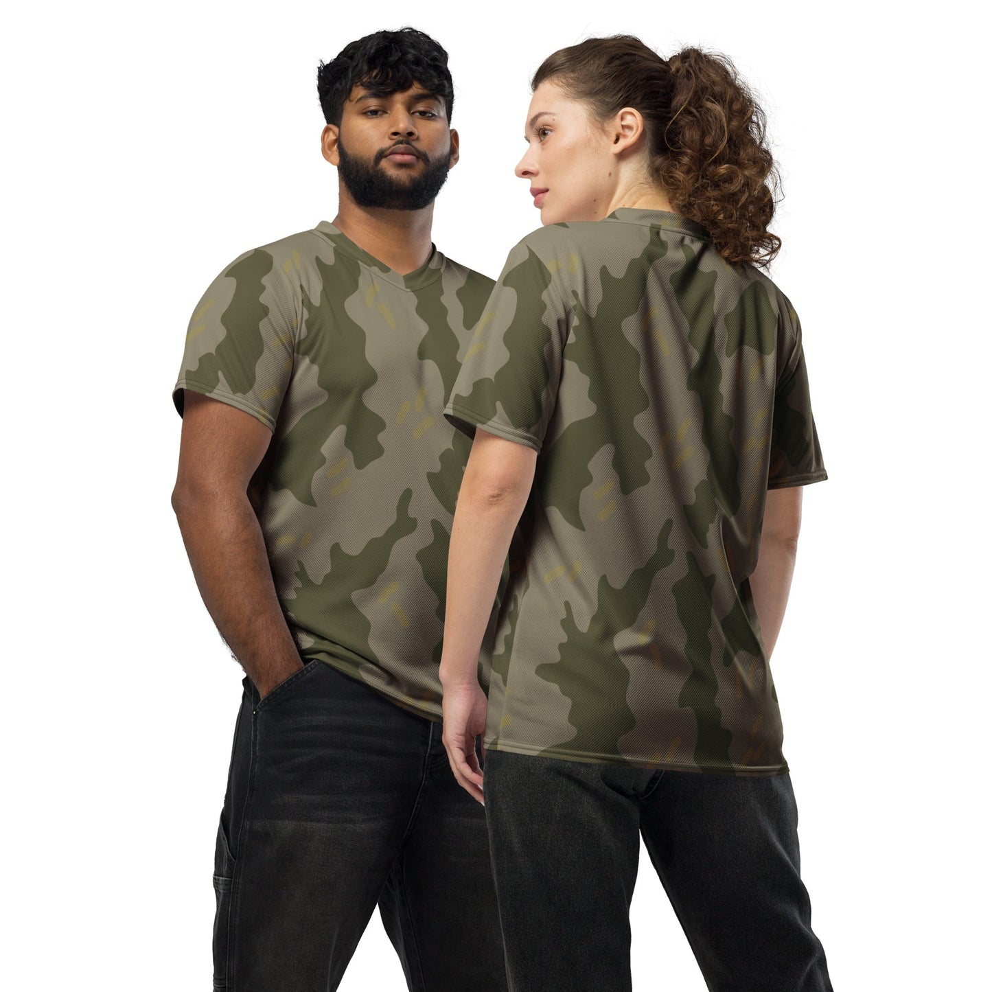 Warhammer 40k Imperial Guard Moebian 6th Regiment CAMO Unisex Sports Jersey - 2XS