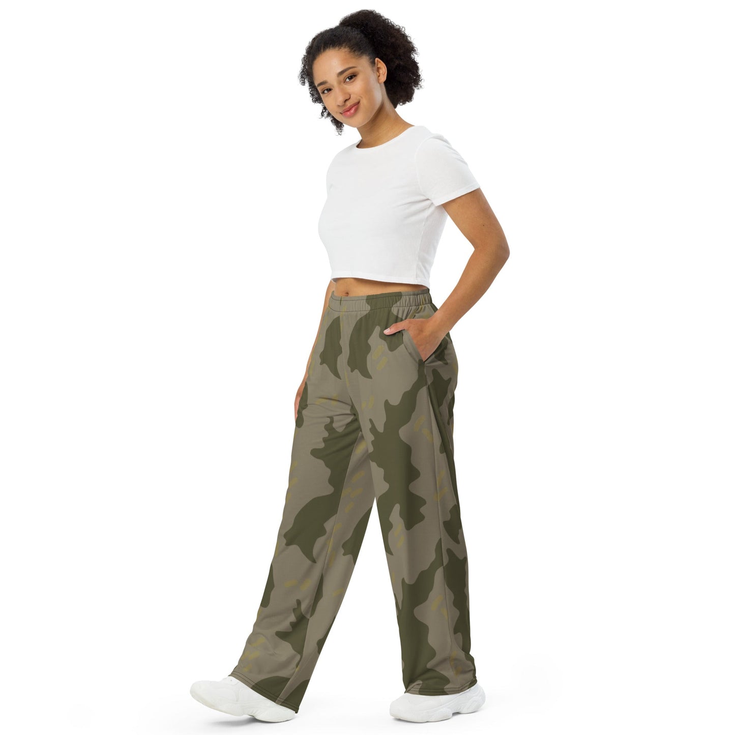Warhammer 40k Imperial Guard Moebian 6th Regiment CAMO unisex wide-leg pants - Wide-leg Pants
