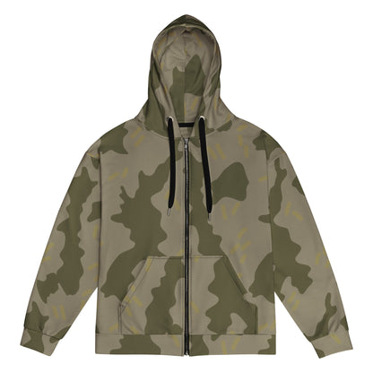 Warhammer 40k Imperial Guard Moebian 6th Regiment CAMO Unisex zip hoodie - 2XS - Zip Hoodies