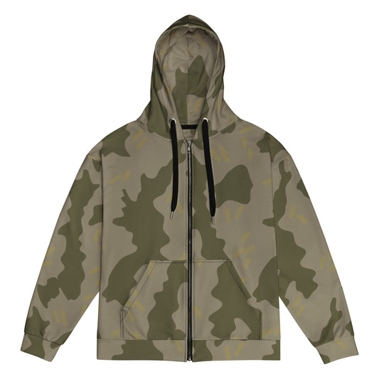 Warhammer 40k Imperial Guard Moebian 6th Regiment CAMO Unisex zip hoodie - 2XS - Zip Hoodies