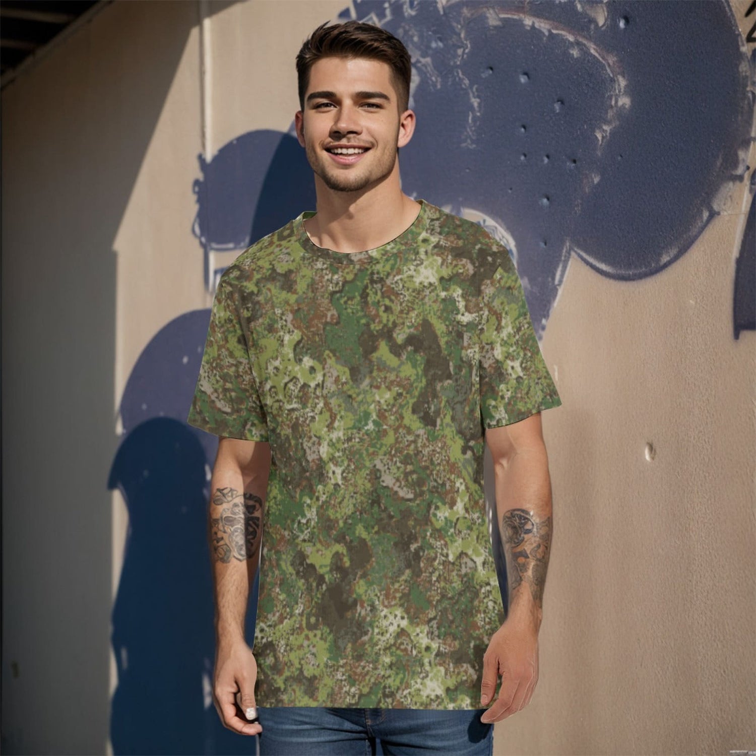 Wasp CAMO Mens 100% Cotton T-Shirt - XS / White - T-Shirts