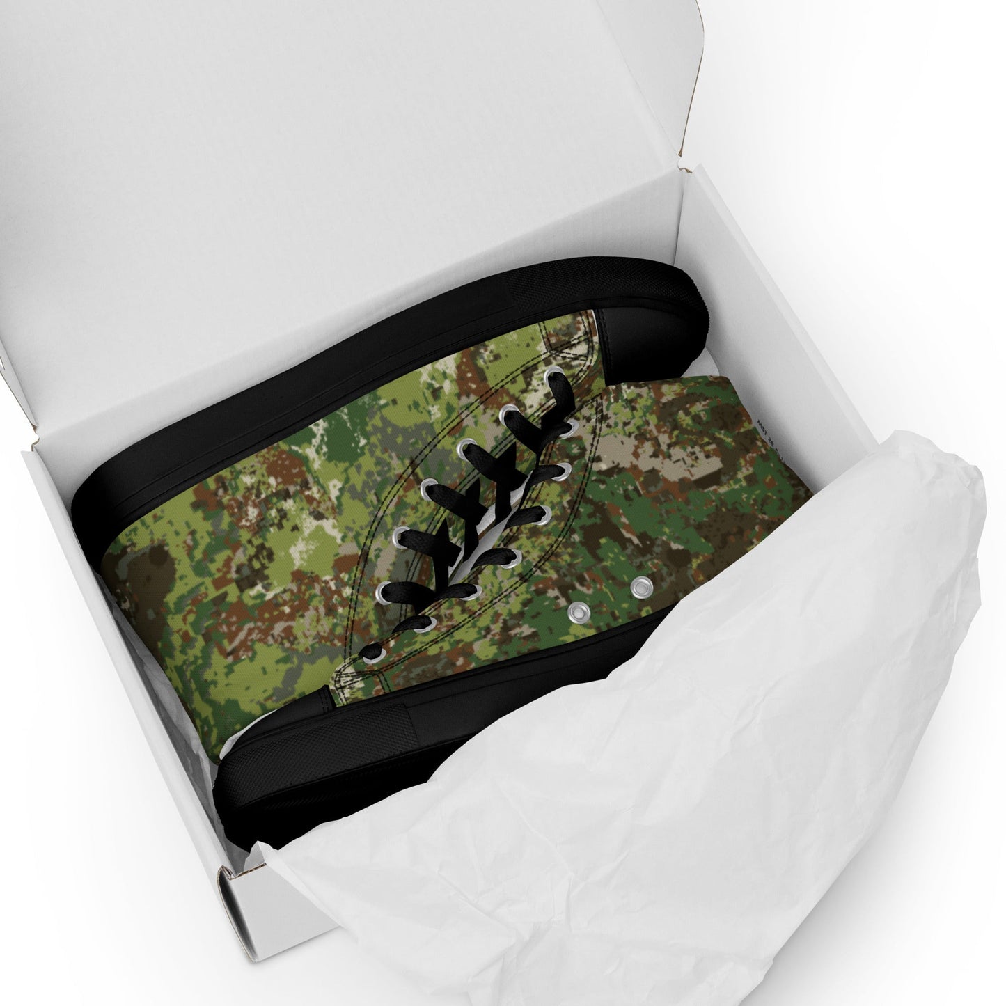 Wasp CAMO Mens high top canvas shoes - High Top Canvas Shoes