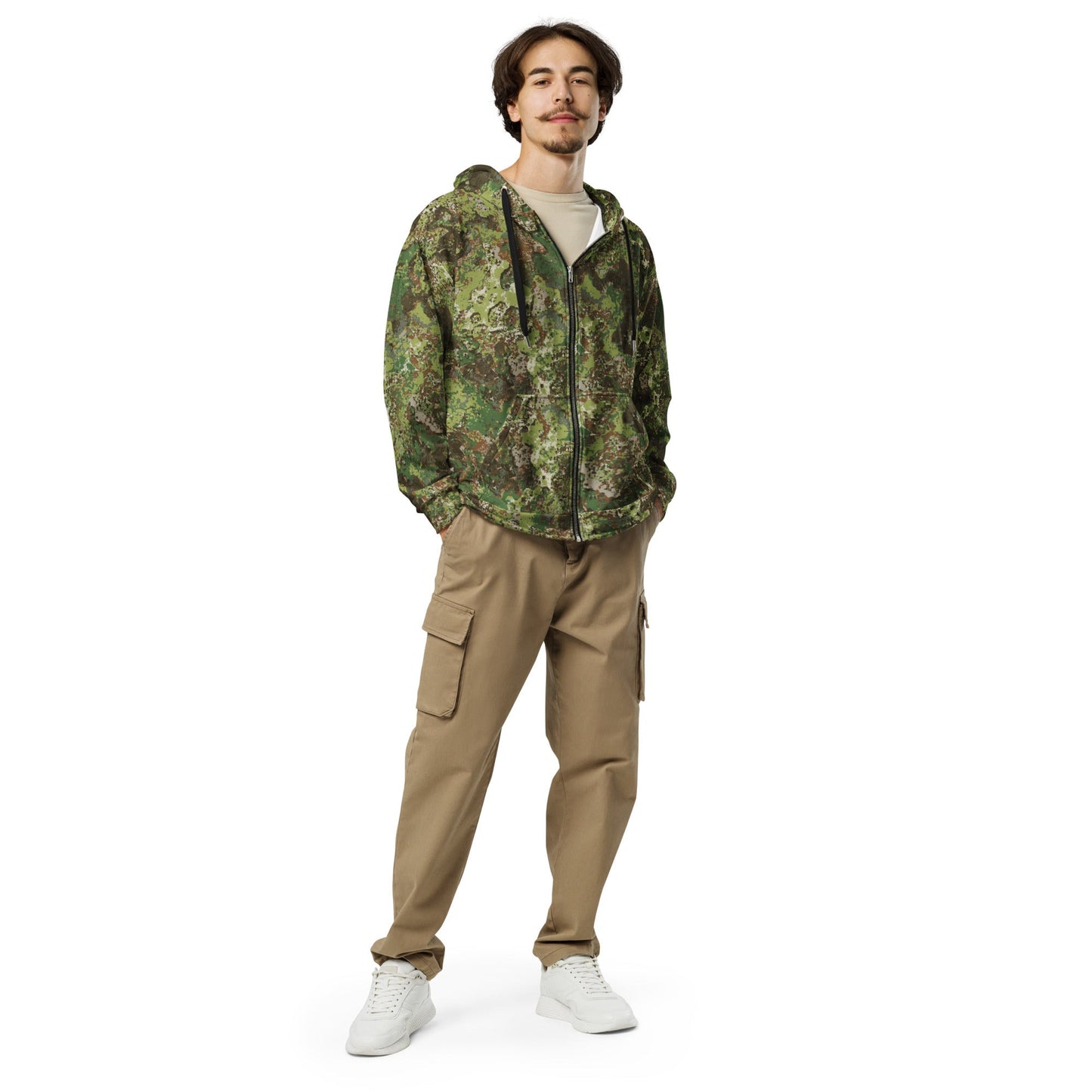 Wasp CAMO Unisex zip hoodie - Zip Hoodies