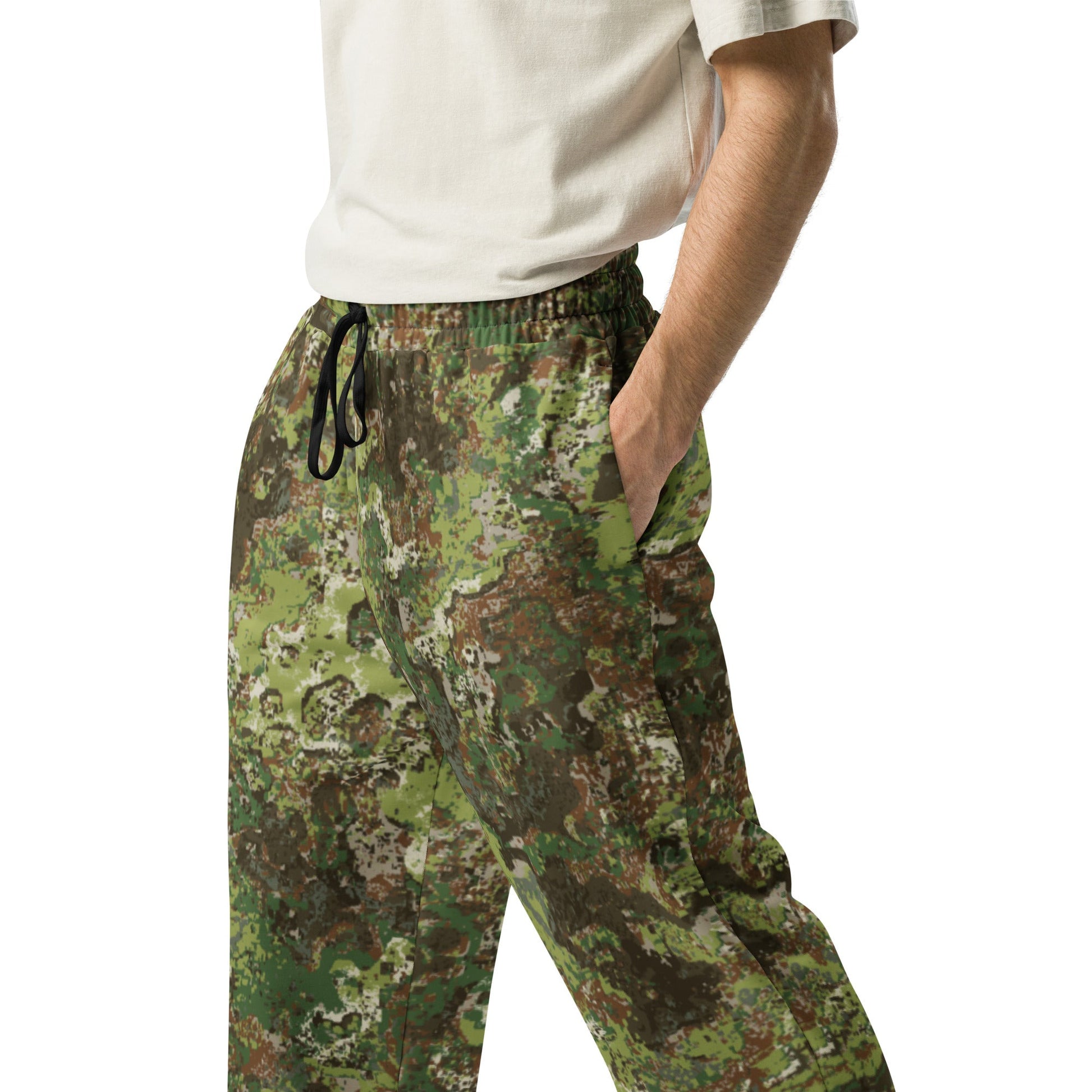 Wasp CAMO Wide-leg joggers - Joggers