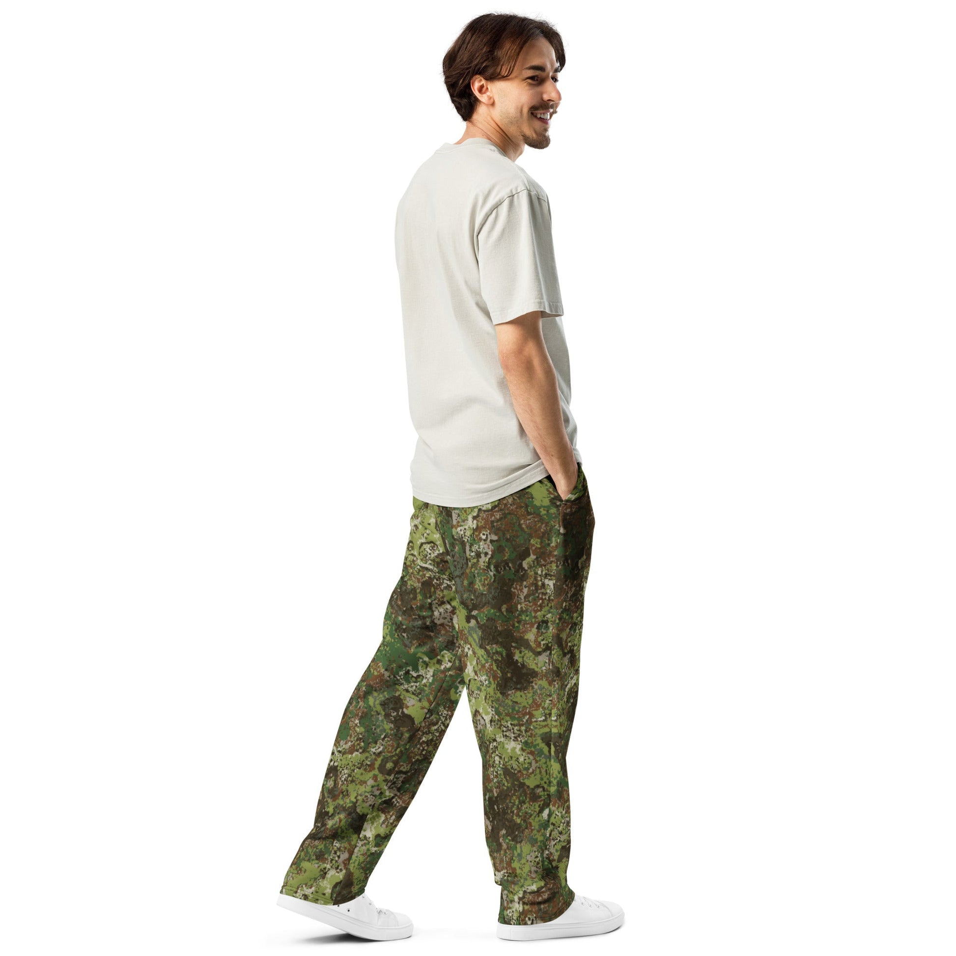 Wasp CAMO Wide-leg joggers - Joggers