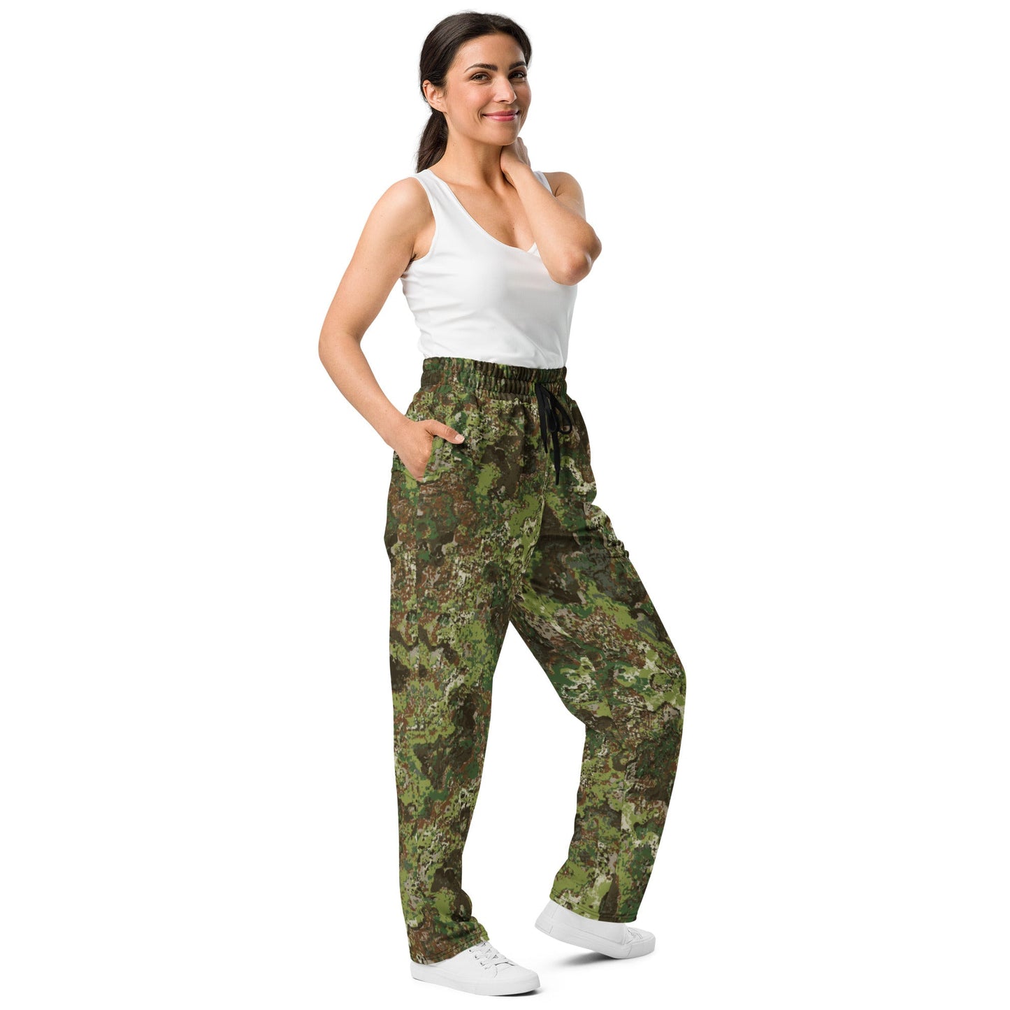Wasp CAMO Wide-leg joggers - Joggers
