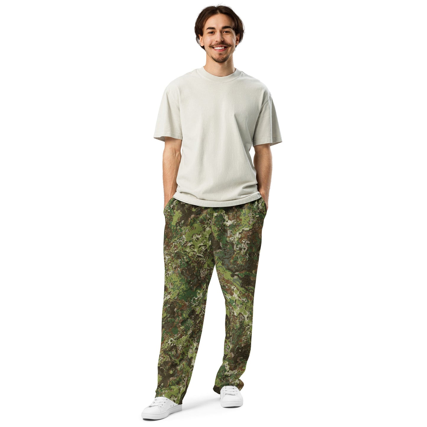 Wasp CAMO Wide-leg joggers - Joggers