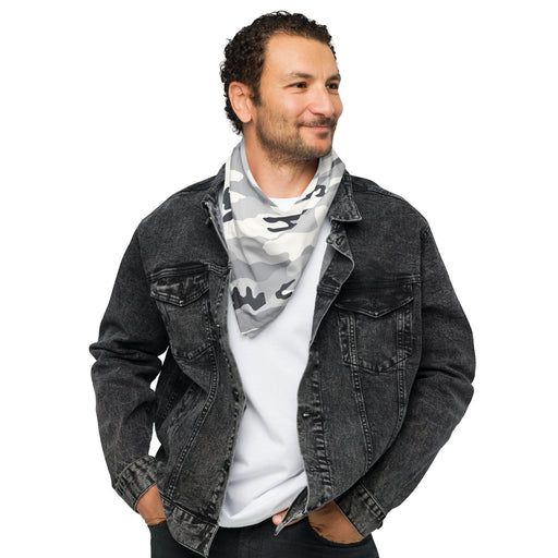 White Birch Monolith Winter CAMO Bandana - Head