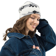 White Birch Monolith Winter CAMO Beanie - Head