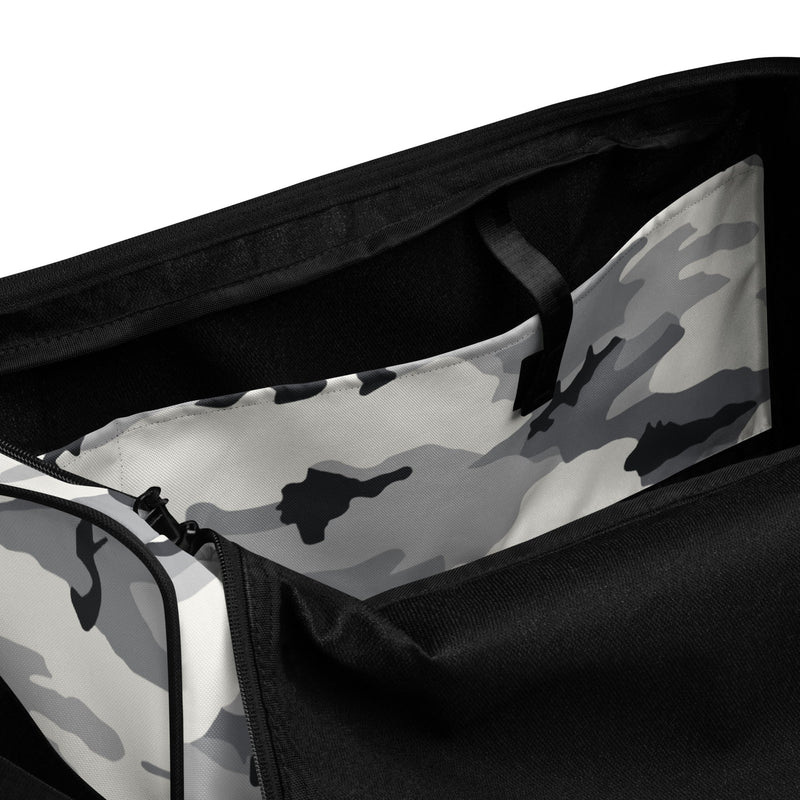 White Birch Monolith Winter CAMO Duffle Bag