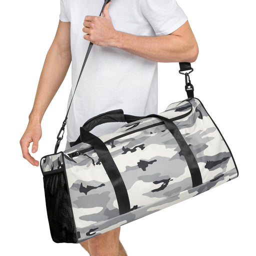 White Birch Monolith Winter CAMO Duffle Bag