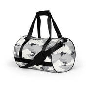 White Birch Monolith Winter CAMO Gym Bag
