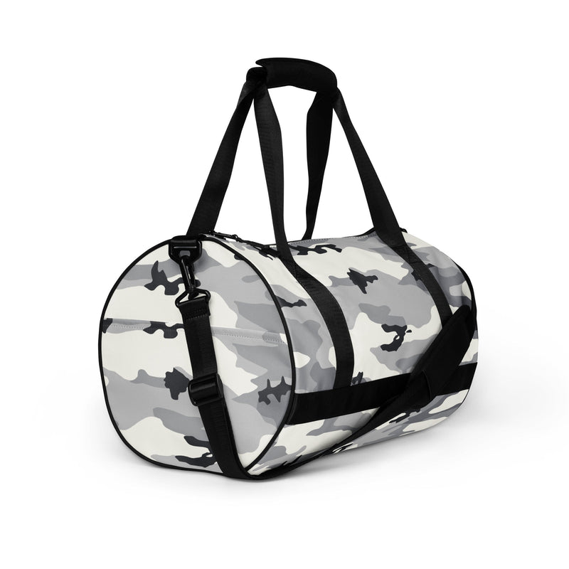White Birch Monolith Winter CAMO Gym Bag