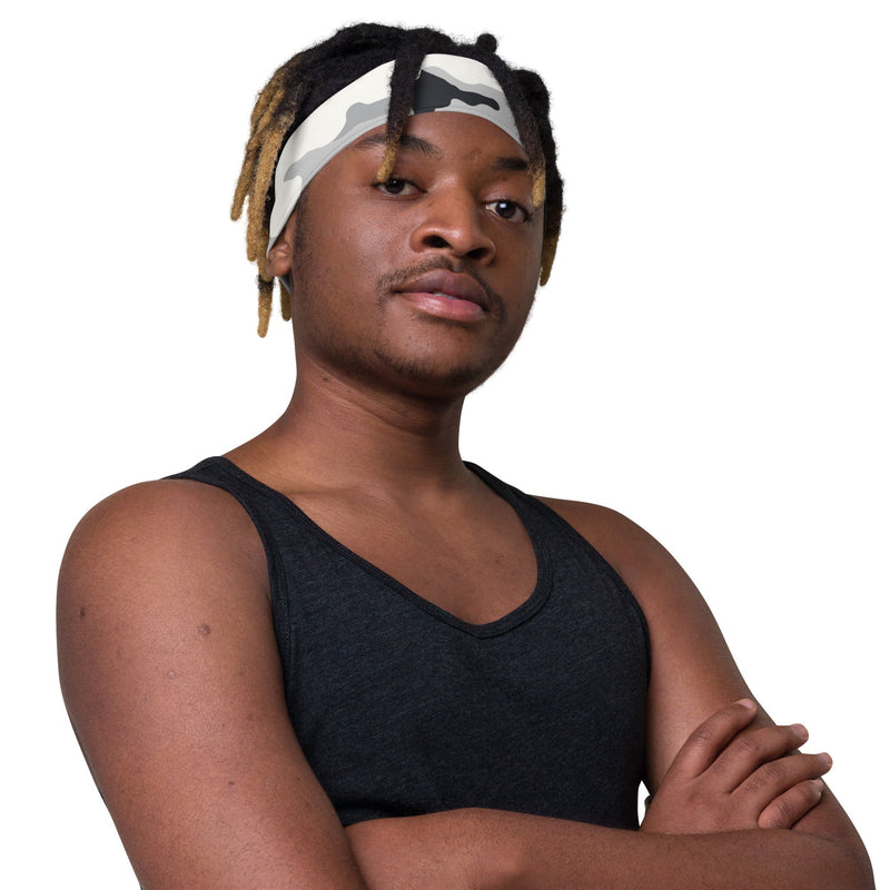 White Birch Monolith Winter CAMO Headband - Head