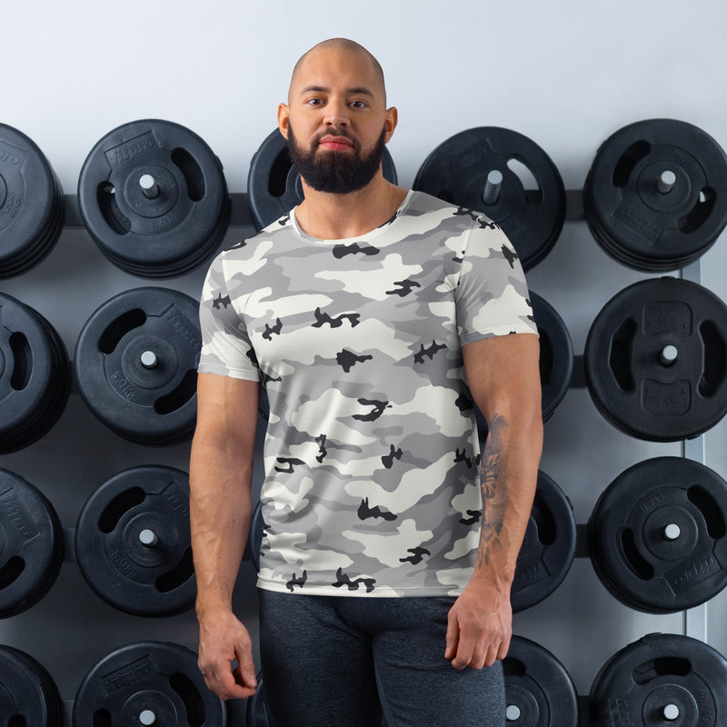 White Birch Monolith Winter CAMO Mens Athletic T-Shirt - XS - Shirt