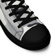White Birch Monolith Winter CAMO Mens High-Top Canvas Shoes