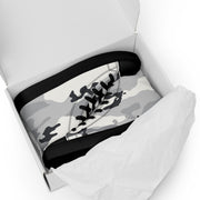 White Birch Monolith Winter CAMO Mens High-Top Canvas Shoes