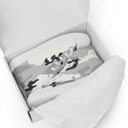 White Birch Monolith Winter CAMO Mens High-Top Canvas Shoes