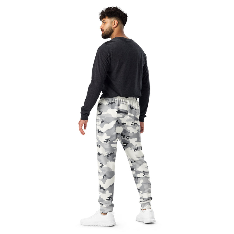 White Birch Monolith Winter CAMO Mens Joggers - Men