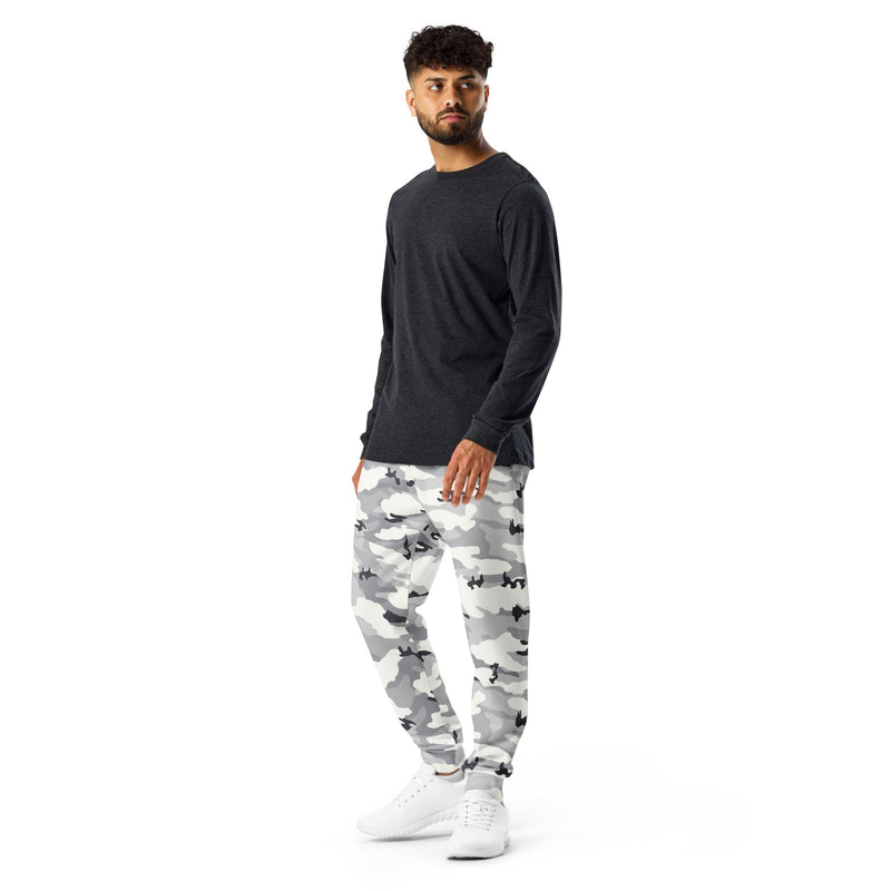 White Birch Monolith Winter CAMO Mens Joggers - Men