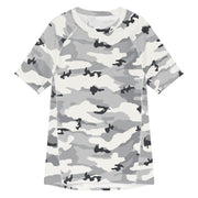 White Birch Monolith Winter CAMO Mens Short-Sleeve Rash Guard - 2XS - SS