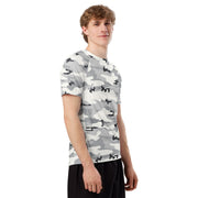 White Birch Monolith Winter CAMO Mens Short-Sleeve Rash Guard - SS