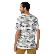 White Birch Monolith Winter CAMO Mens T-Shirt - Shirt - Tee