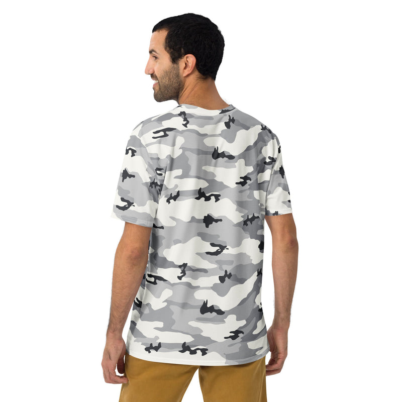 White Birch Monolith Winter CAMO Mens T-Shirt - Shirt - Tee