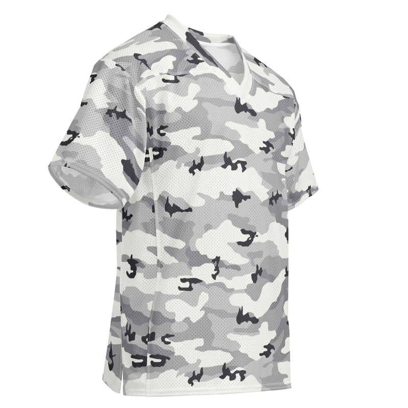 White Birch Monolith Winter CAMO Unisex American Football Jersey