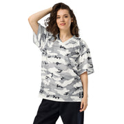 White Birch Monolith Winter CAMO Unisex American Football Jersey