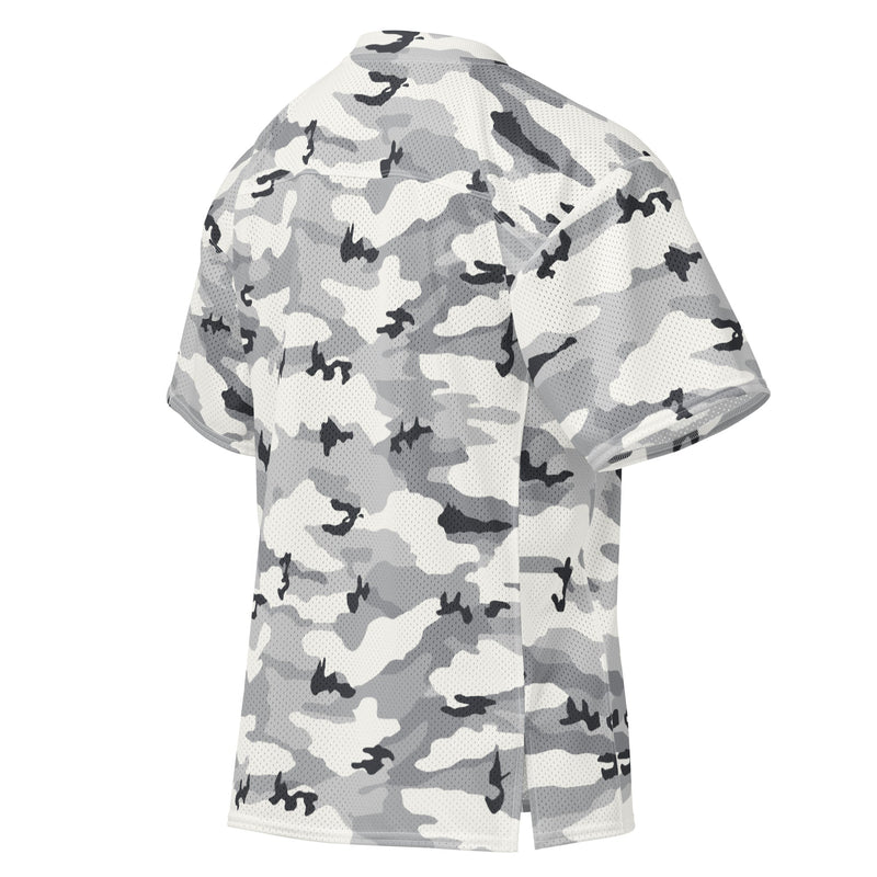 White Birch Monolith Winter CAMO Unisex American Football Jersey