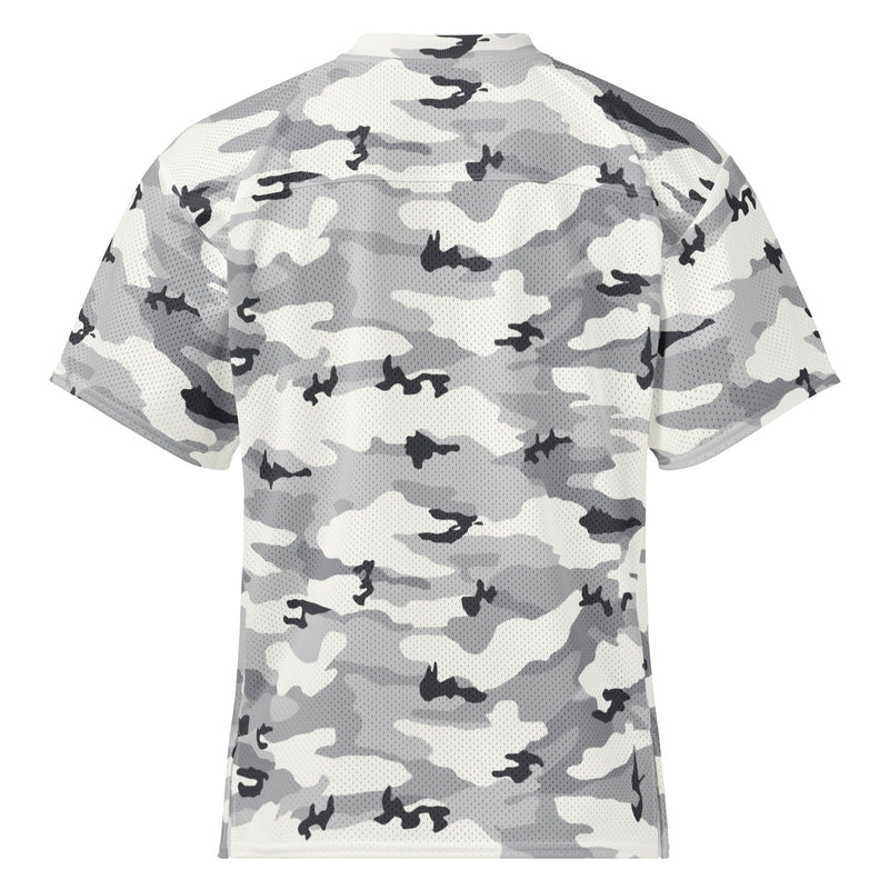 White Birch Monolith Winter CAMO Unisex American Football Jersey